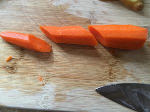 diced carrots